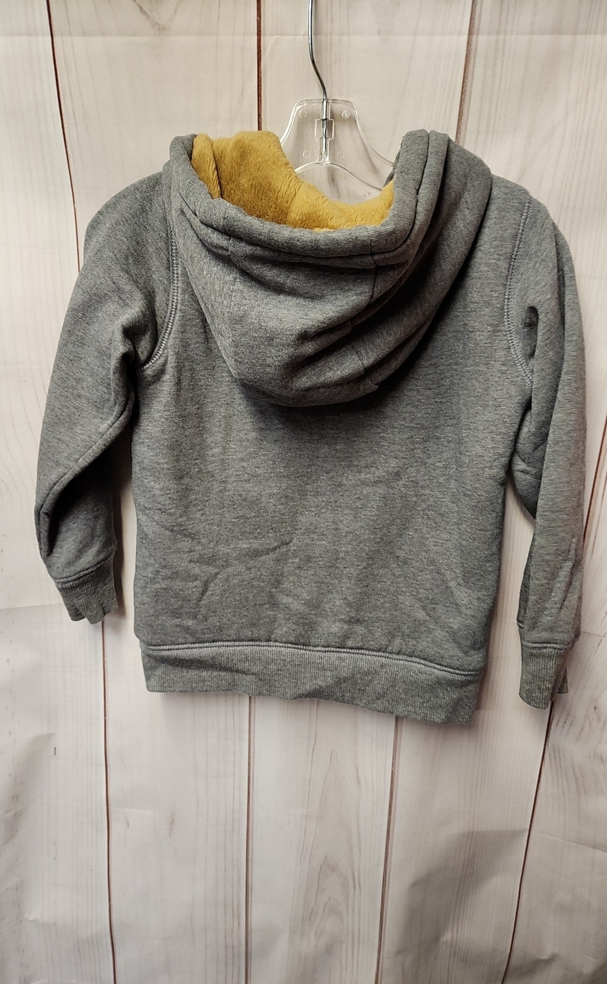 Carters Boy's Size 6 Gray Full Zip Hooded Sweatshirt