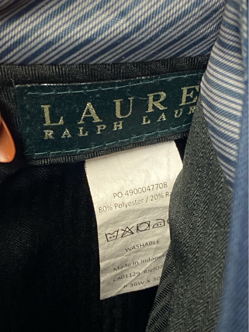 Lauren by Ralph Lauren Men's Size 36x30 Navy Pants