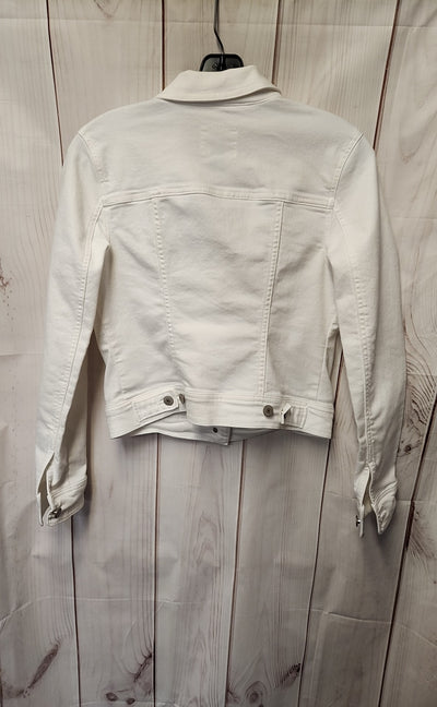 Old Navy Women's Size S White Denim Jacket
