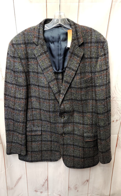 Harris Tweed Men's Size 46 Gray Wool Sport Coat