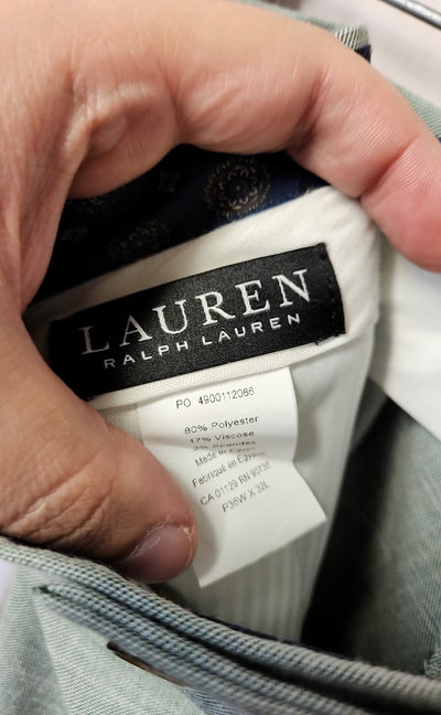 Lauren by Ralph Lauren Men's Size 36x32 Gray Pants