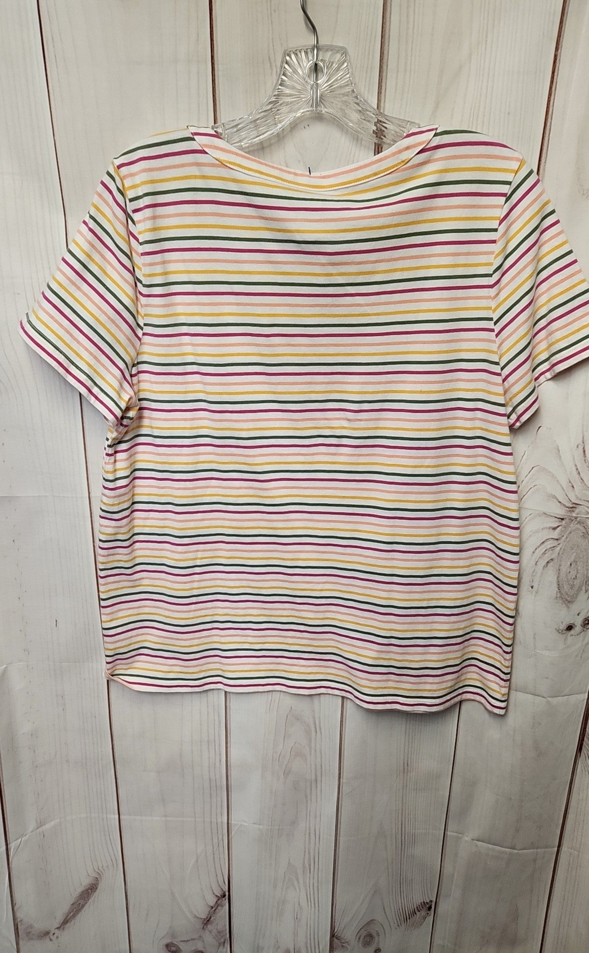 Talbots Women's Size L Petite Pink Short Sleeve Top
