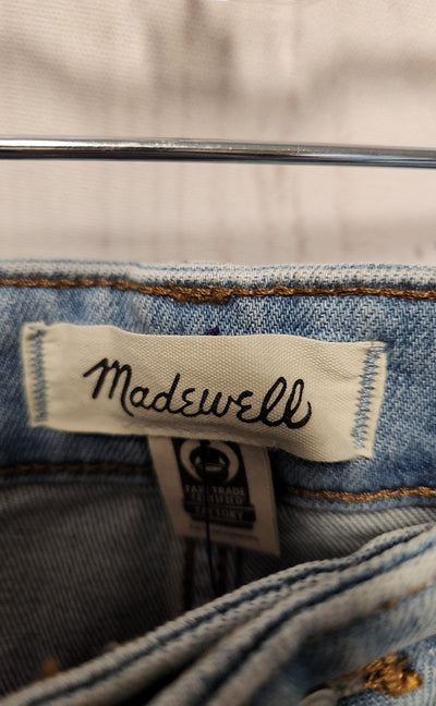 Madewell Women's Size 33 (15-16) Blue Jeans Slim Wide Leg Crop