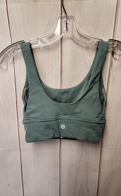 Lululemon Women's Size 4 Green Sports Bra