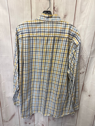 Robert Talbott Men's Size XL Yellow Shirt