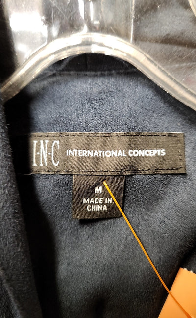 INC Women's Size M Navy Cardigan