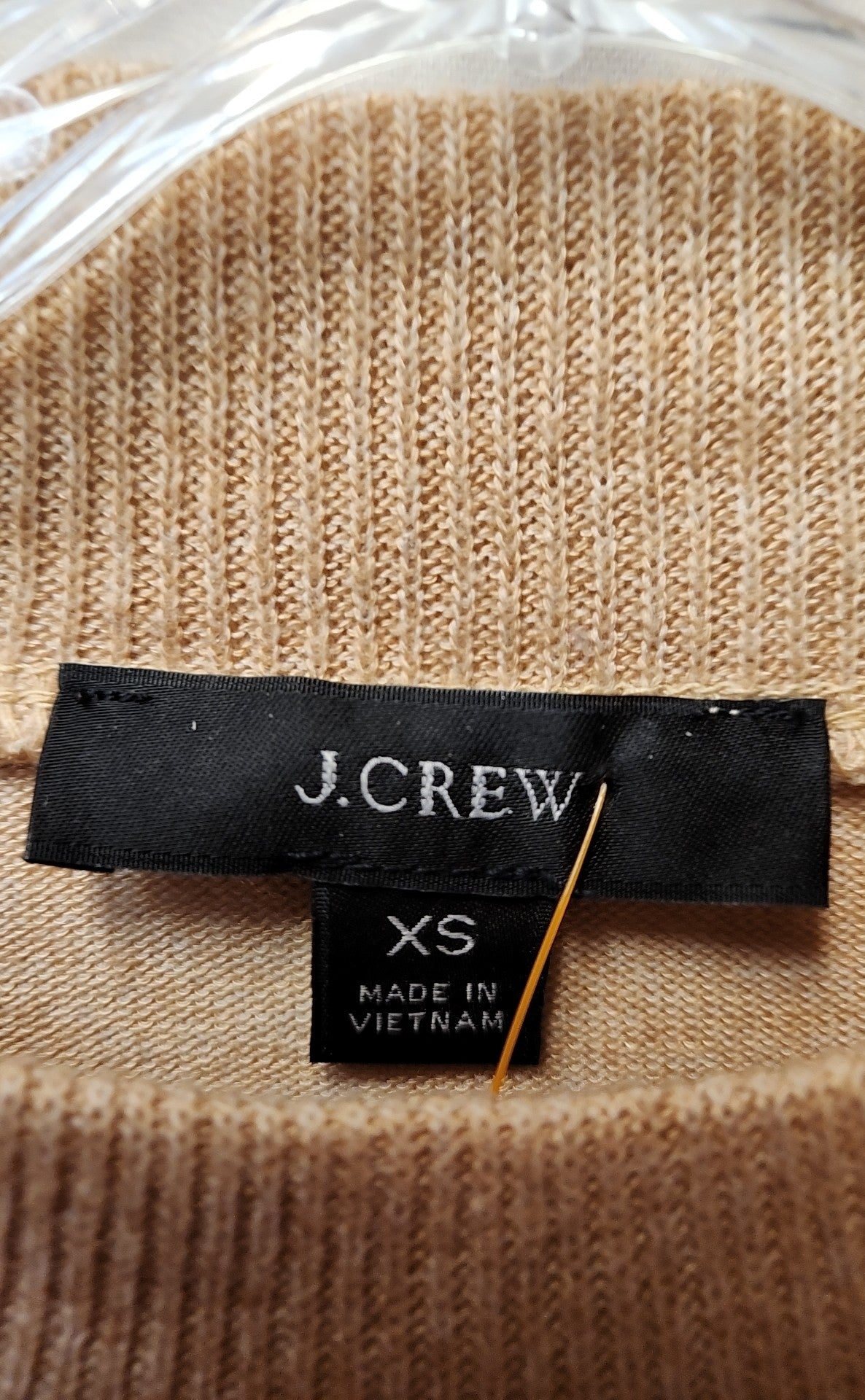 J Crew Women's Size XS Tan Sweater