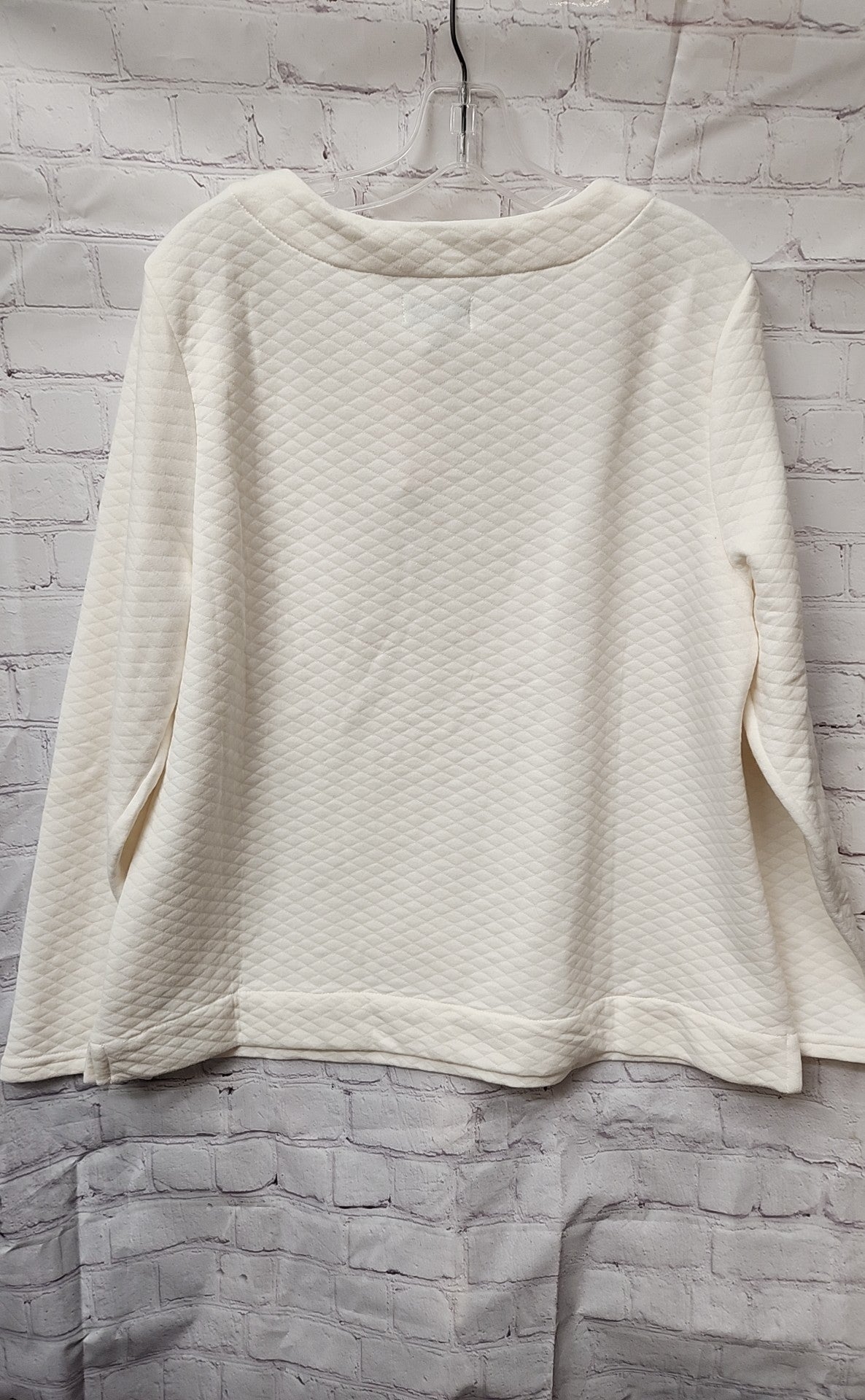 Croft & Barrow Women's Size L White Sweatshirt