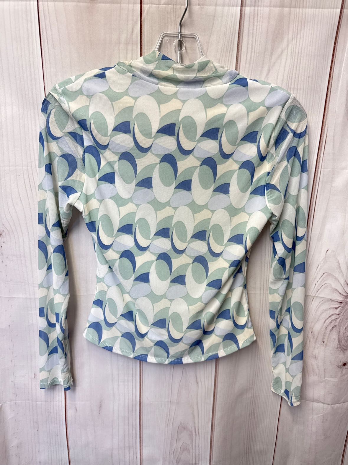 Monteau Women's Size S Blue Long Sleeve Top