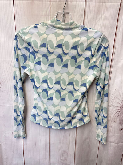 Monteau Women's Size S Blue Long Sleeve Top
