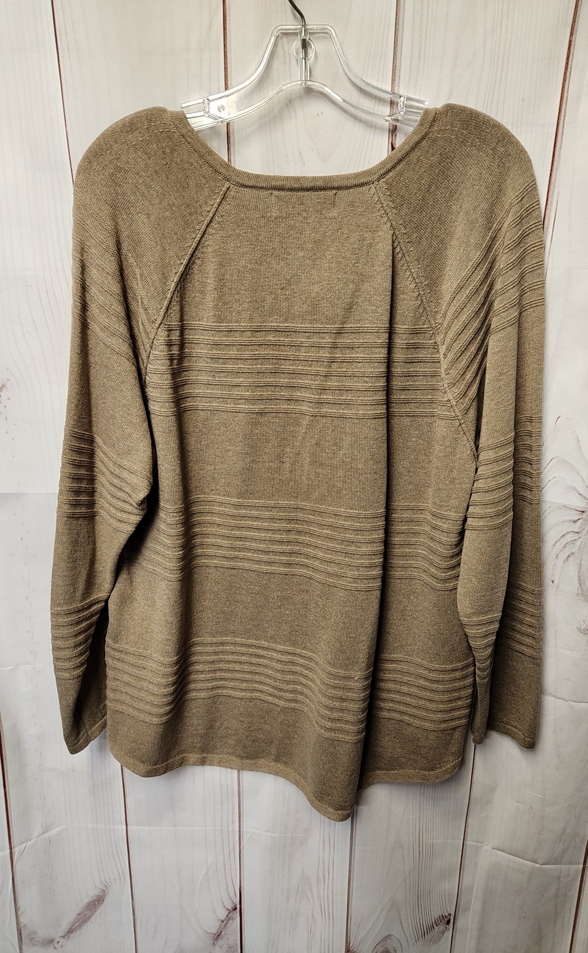 Karen Scott Women's Size L Brown Sweater