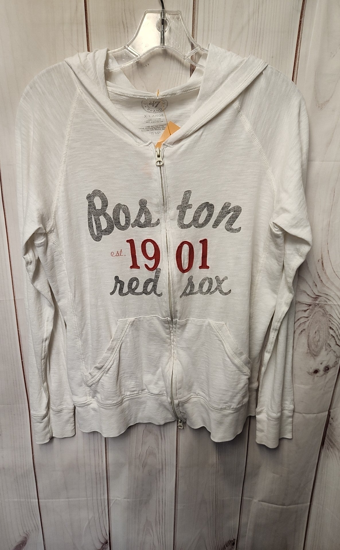 Boston Red Sox 47 Women's Size XL White Active Jacket