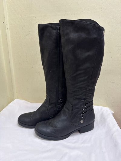 Baretraps Women's Size 8-1/2 Black Boots Shoes