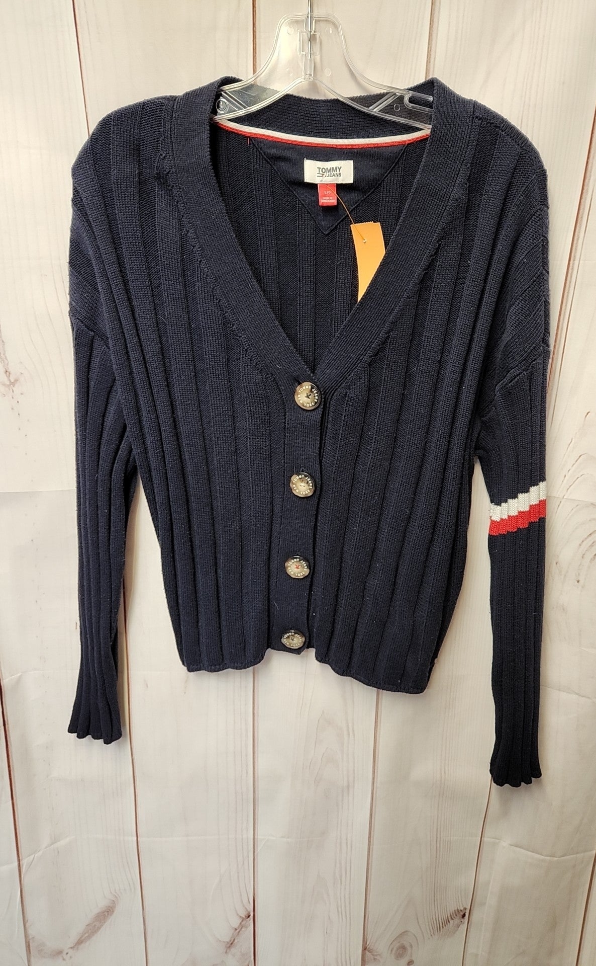 Tommy Jeans Women's Size L Navy Cardigan