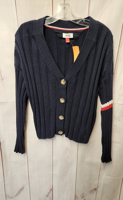 Tommy Jeans Women's Size L Navy Cardigan