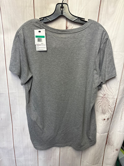 NWT Patriots Women's Size XL Gray Short Sleeve Top