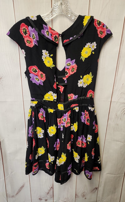 Elevenses Women's Size 6 Black Floral Romper