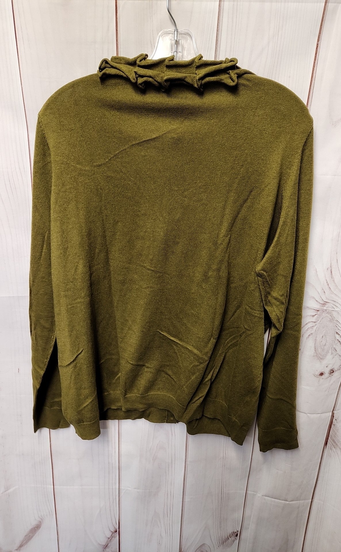 NWT Talbots Women's Size 2X Olive Green Cardigan