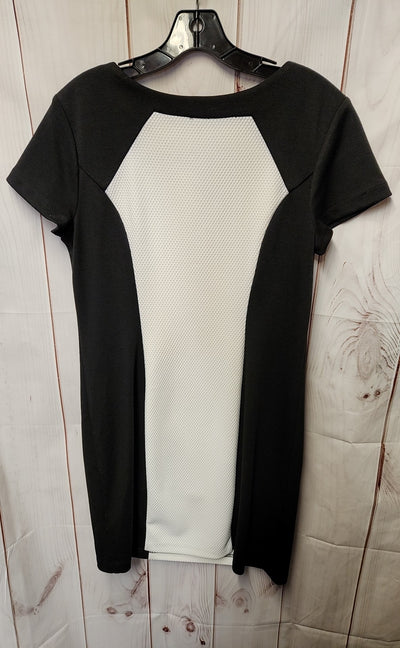 AB studio Women's Size 10 White & Black Dress