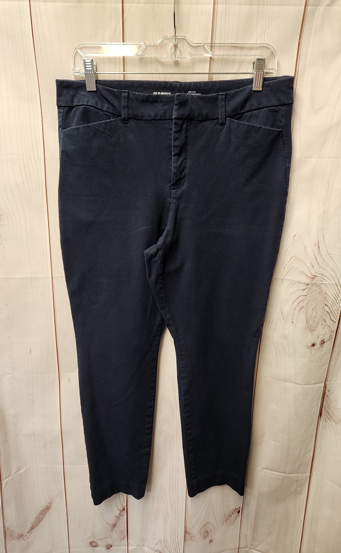 Old Navy Women's Size 12 Navy Pants High Rise Pixie Skinny