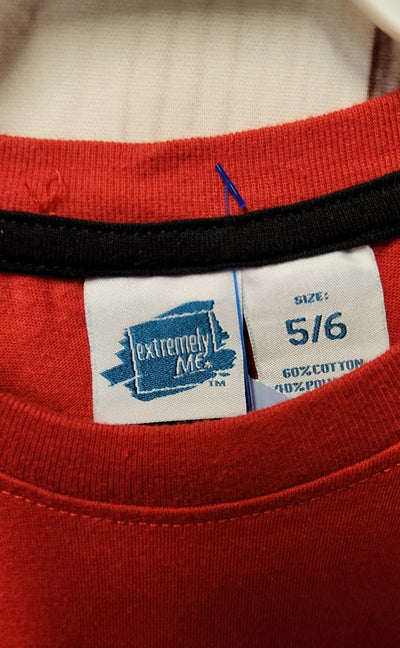 Extremely Me Boy's Size 5/6 Red Shirt