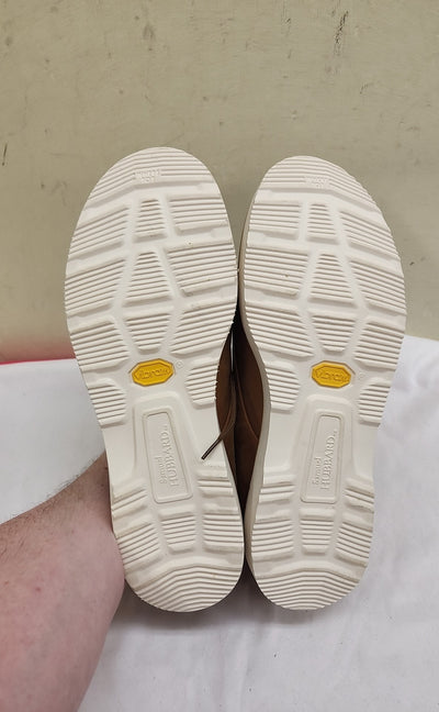 Hubbard Men's Size 10-1/2 Brown Leather Shoes