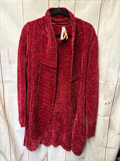 Stoosh Women's Size M Red Cardigan