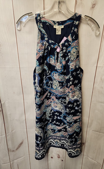 Artisan NY Women's Size 6 Blue Floral Dress