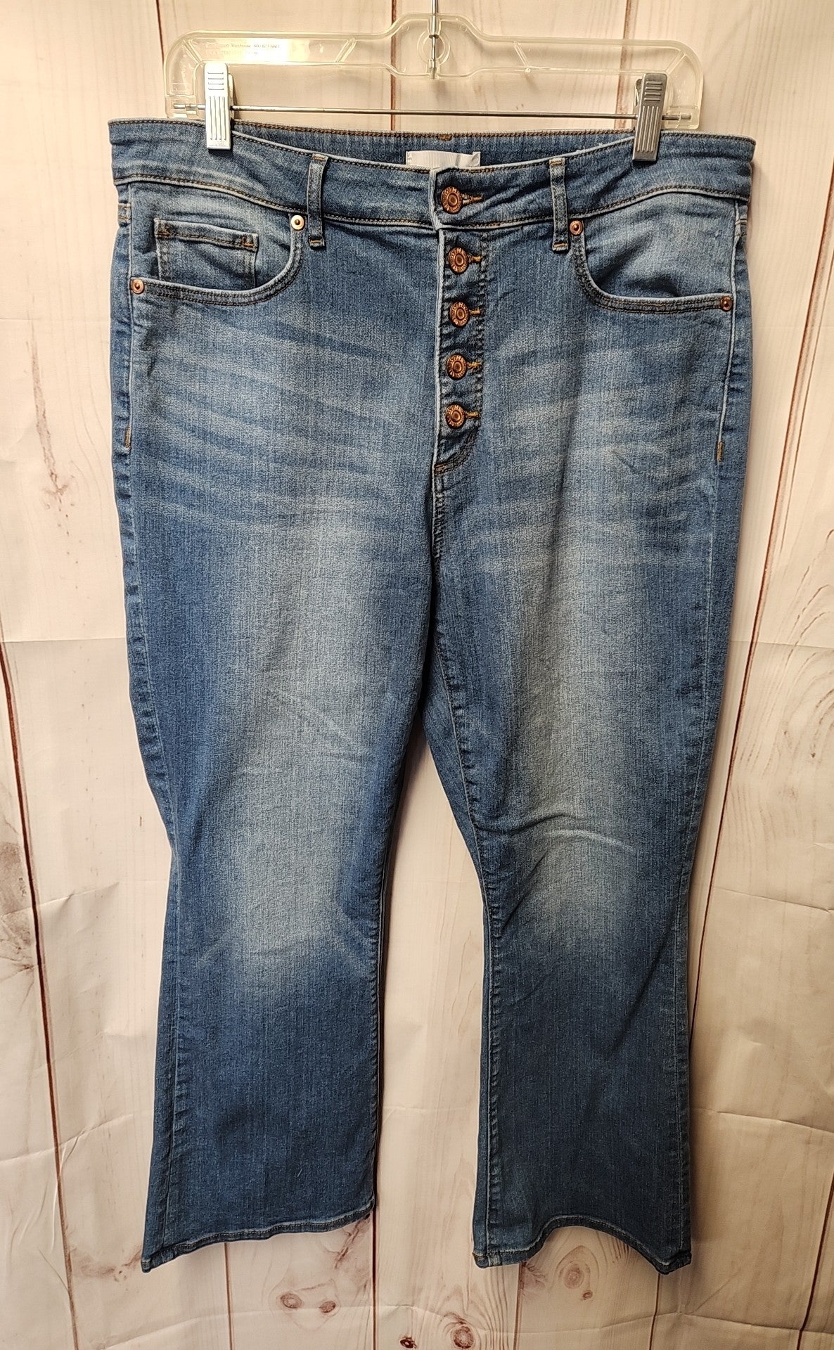 Loft Women's Size 30 (9-10) Blue Jeans The Kick Crop