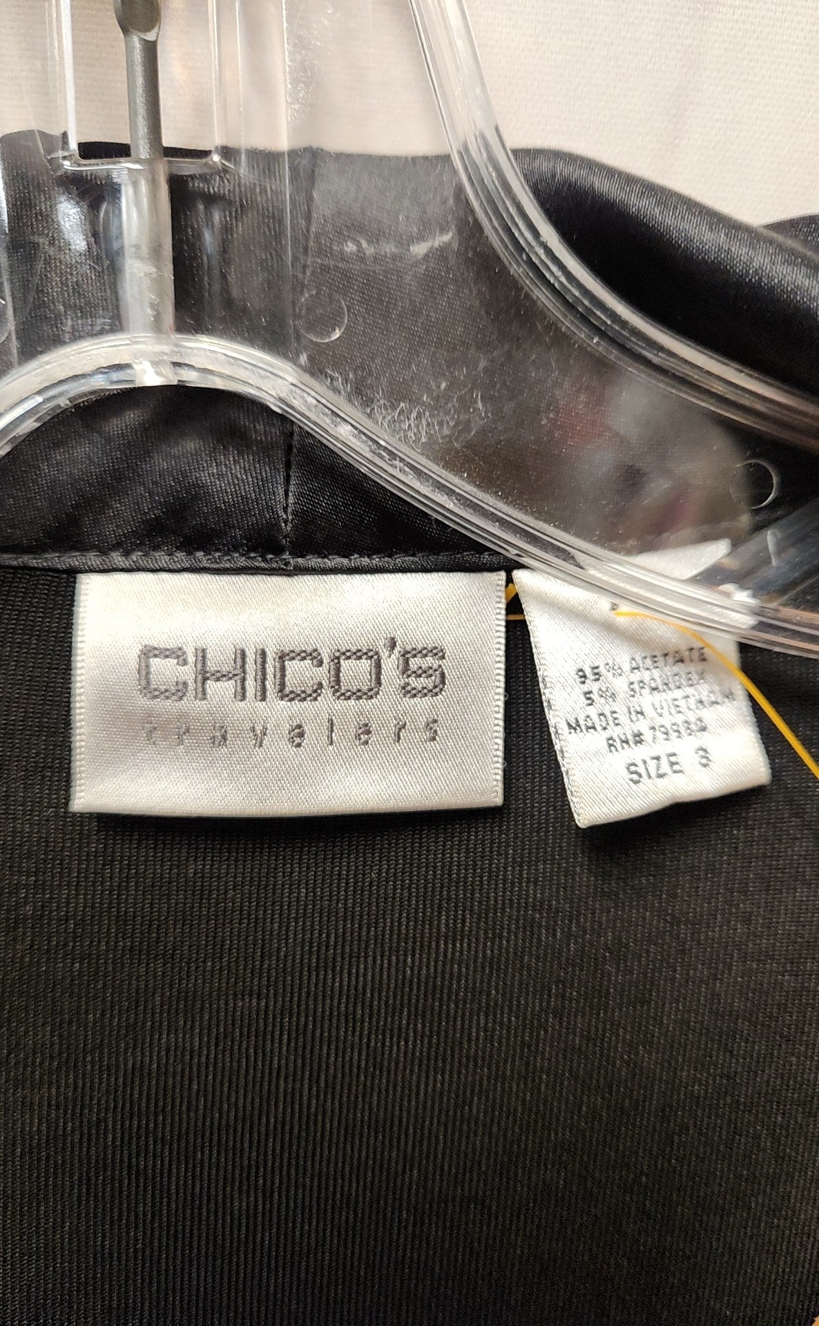 Chico's Women's Size 3 = US XL Black Cardigan