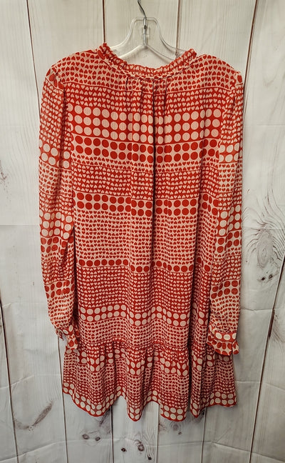 NWT Loft Women's Size L Red Dress