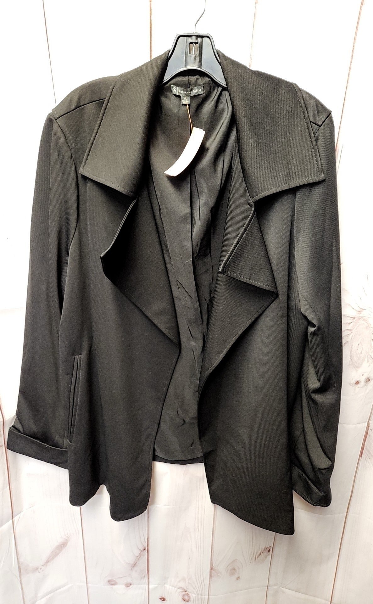 Adrianna Papell Women's Size XL Black Jacket