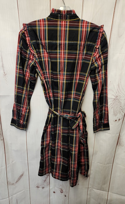NWT J Crew Women's Size 2 Black & Red Dress