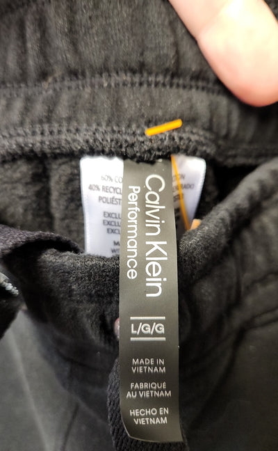 Calvin Klein Women's Size L Black Sweatpants