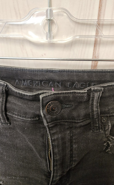 American Eagle Women's Size 4 Black Shorts Hi-Rise Shortie