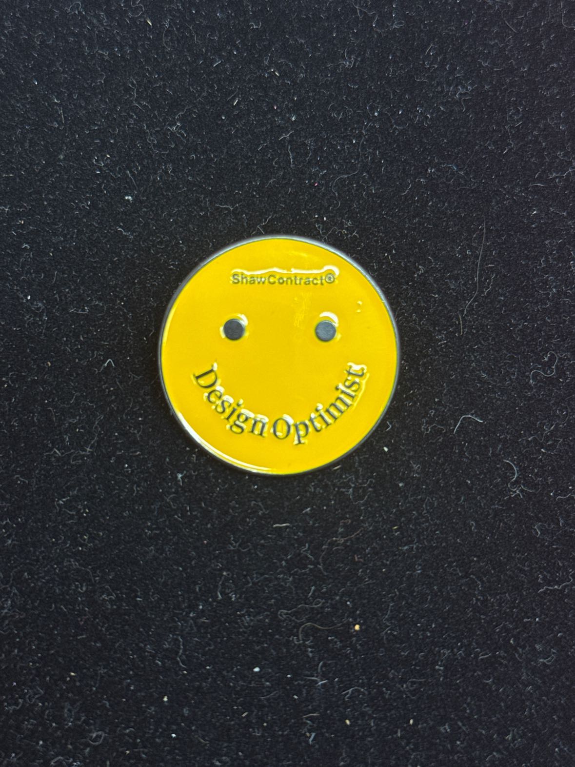 Shaw Contract Yellow Brooch Pin