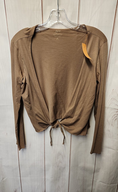 J Jill Women's Size S Petite Brown Cardigan