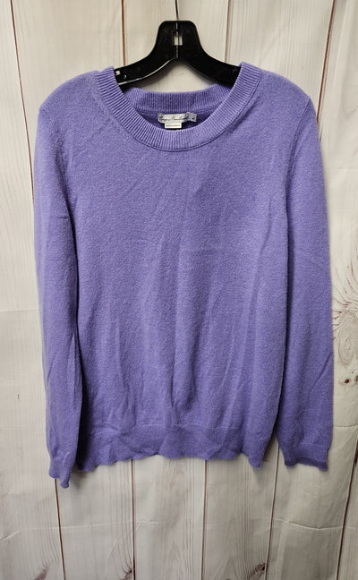 Enzo Mantovani Women's Size L Purple Cashmere Sweater