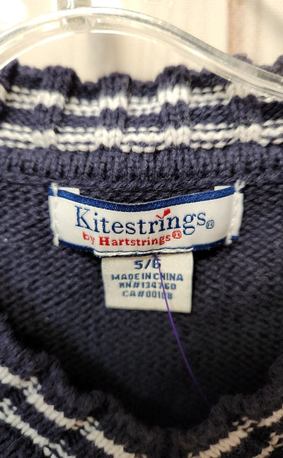 Kitestrings Boy's Size 5/6 Navy Vest