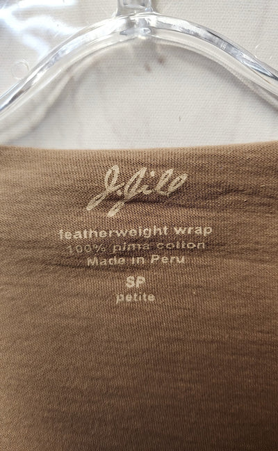 J Jill Women's Size S Petite Brown Cardigan