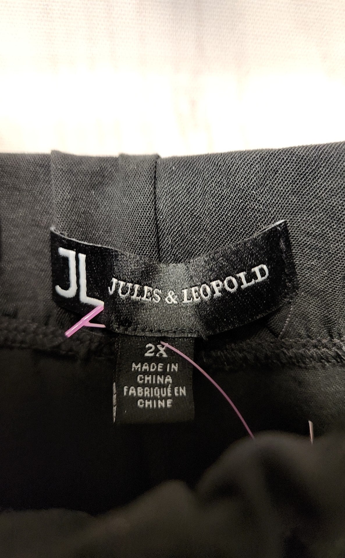 Jules & Leopold Women's Size 2X Black Pants