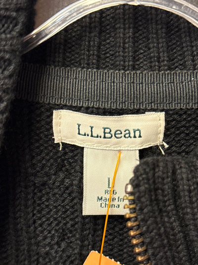 LL Bean Men's Size L Black Sweater