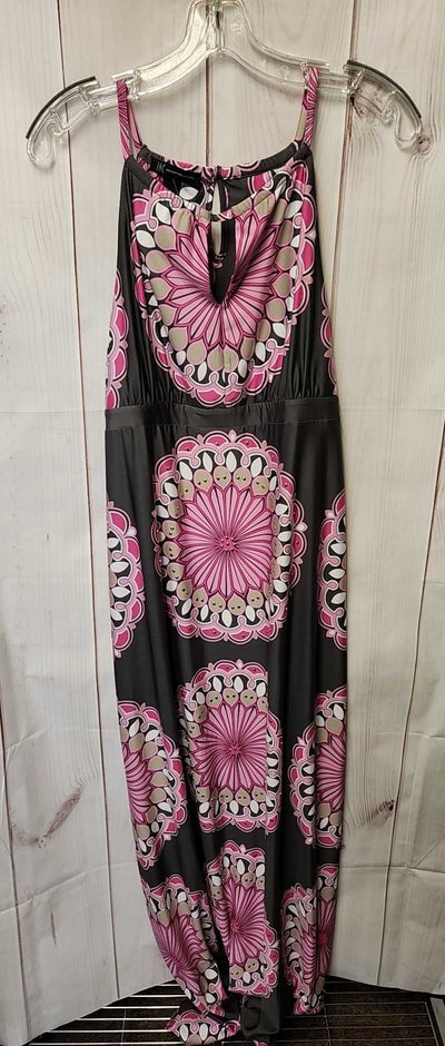 INC Women's Size XL Gray & Pink Dress