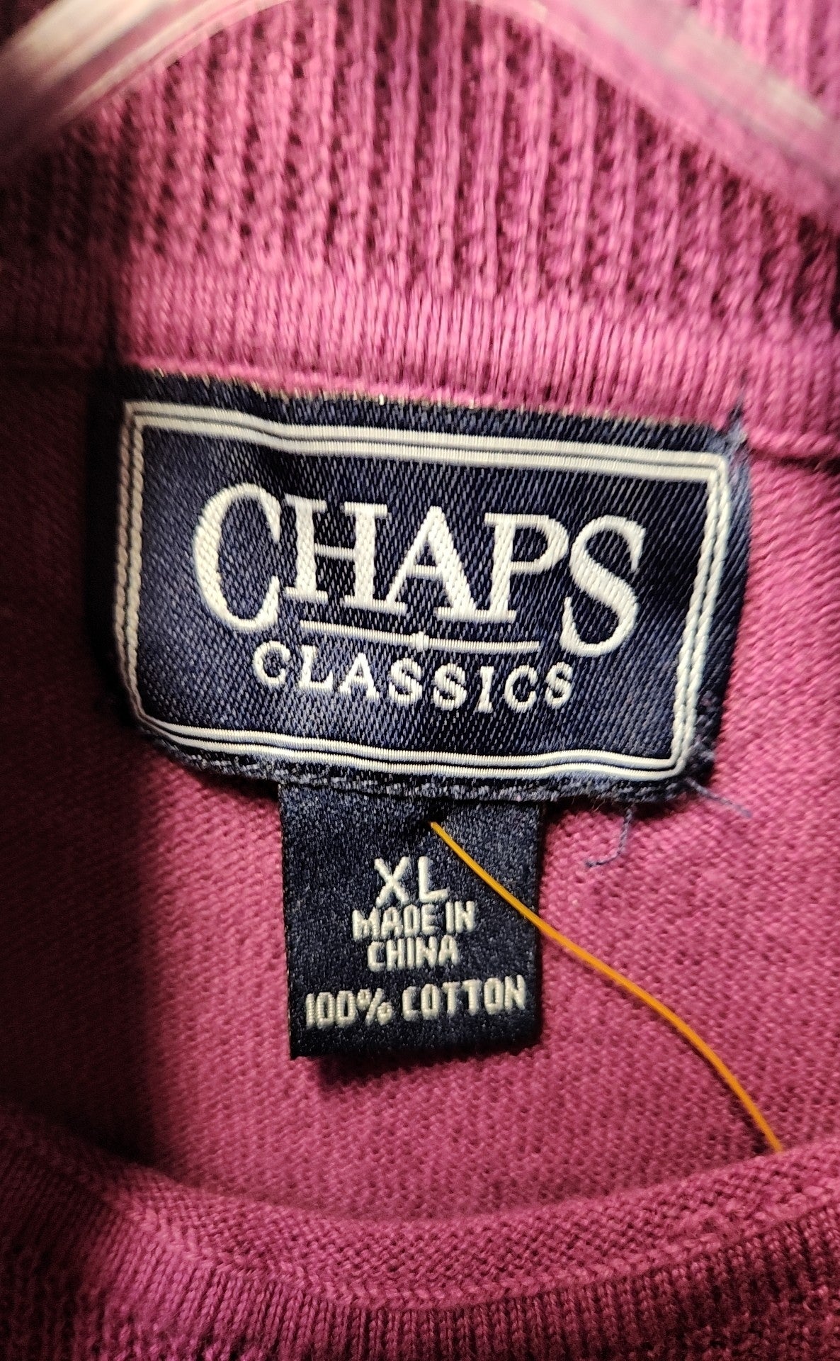 Chaps Women's Size XL Purple Sweater