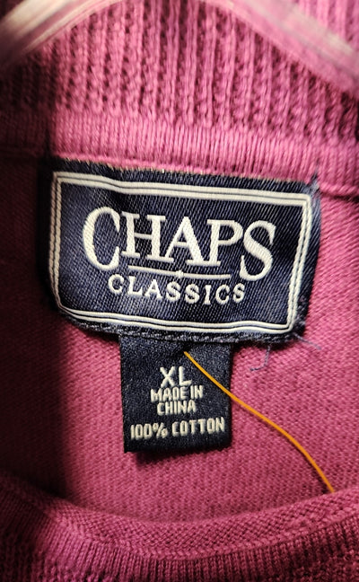 Chaps Women's Size XL Purple Sweater