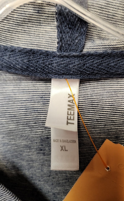 Teemax Men's Size XL Blue Shirt