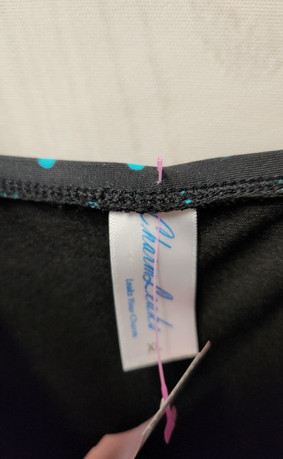 Charm Leaks Women's Size XL Black Swim Top