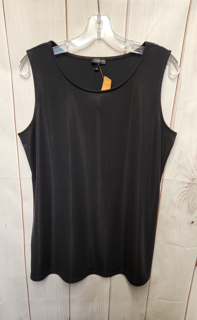 Talbots Women's Size XL Black Sleeveless Top