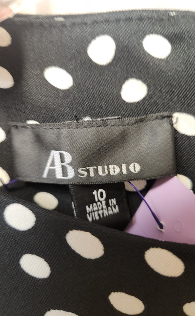 AB studio Women's Size 10 Black Dress