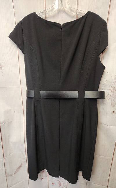 Tahari Women's Size 14 Petite Black Dress